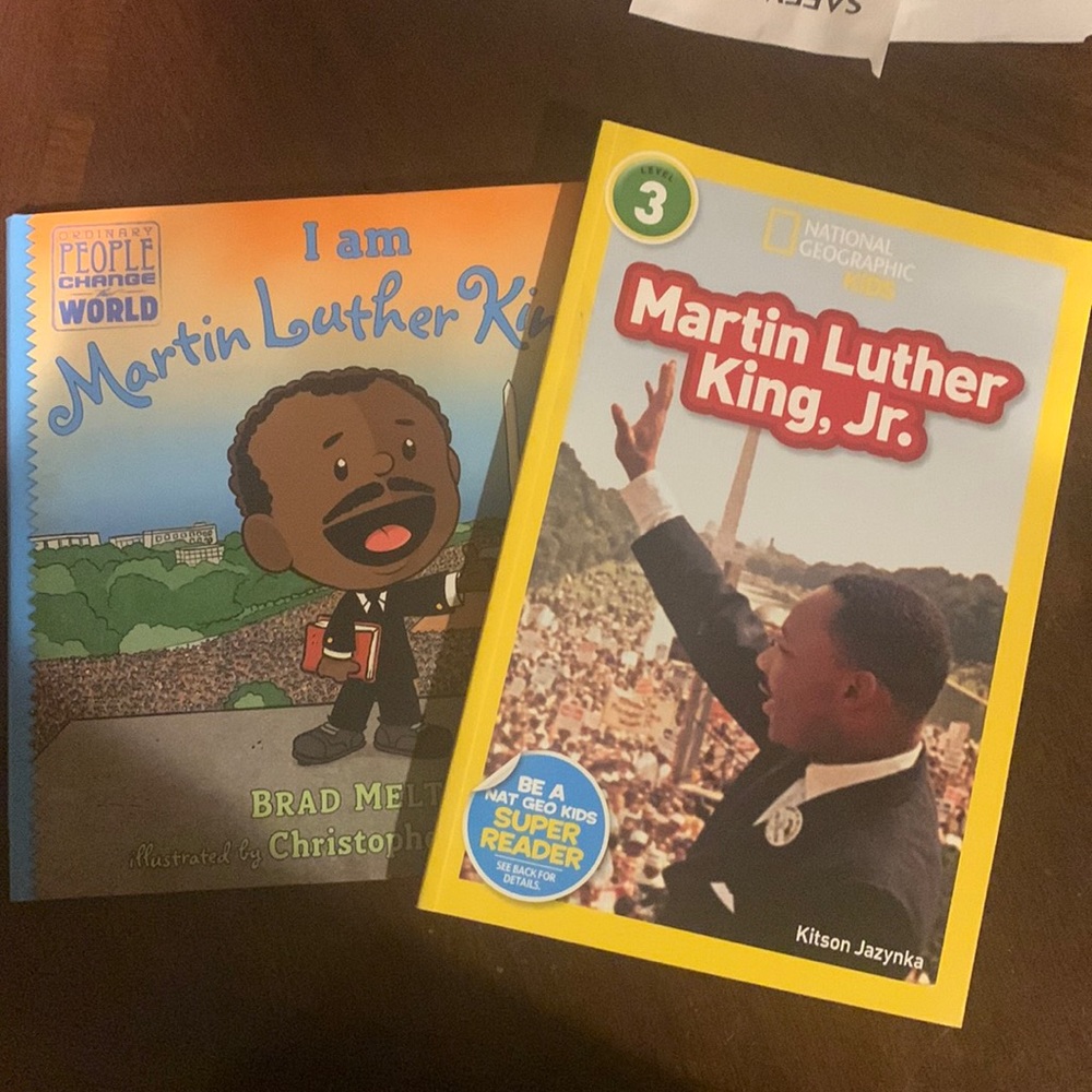 2 books about Martin Luther King Jr